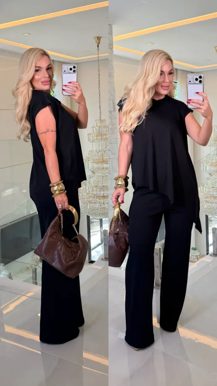 conjunto blusa + calça adriana 3683 conjunto blusa + calça adriana 3683