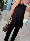 conjunto blusa + calça adriana 3683