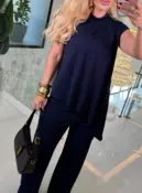 conjunto blusa + calça adriana 3683