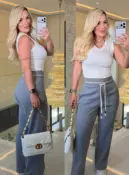 calça moletim bruna cos duas cores 3617