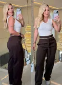 calça moletim bruna cos duas cores 3617