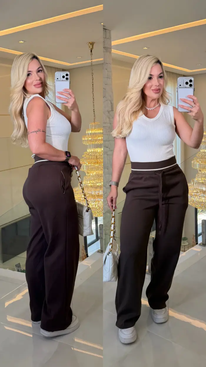 calça moletim bruna cos duas cores 3617