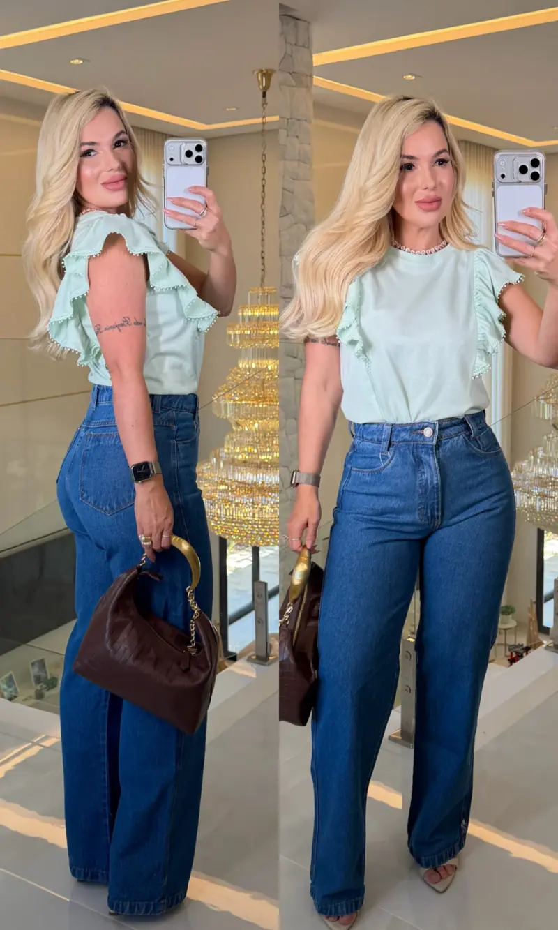 blusa clara manga japonesa 3609