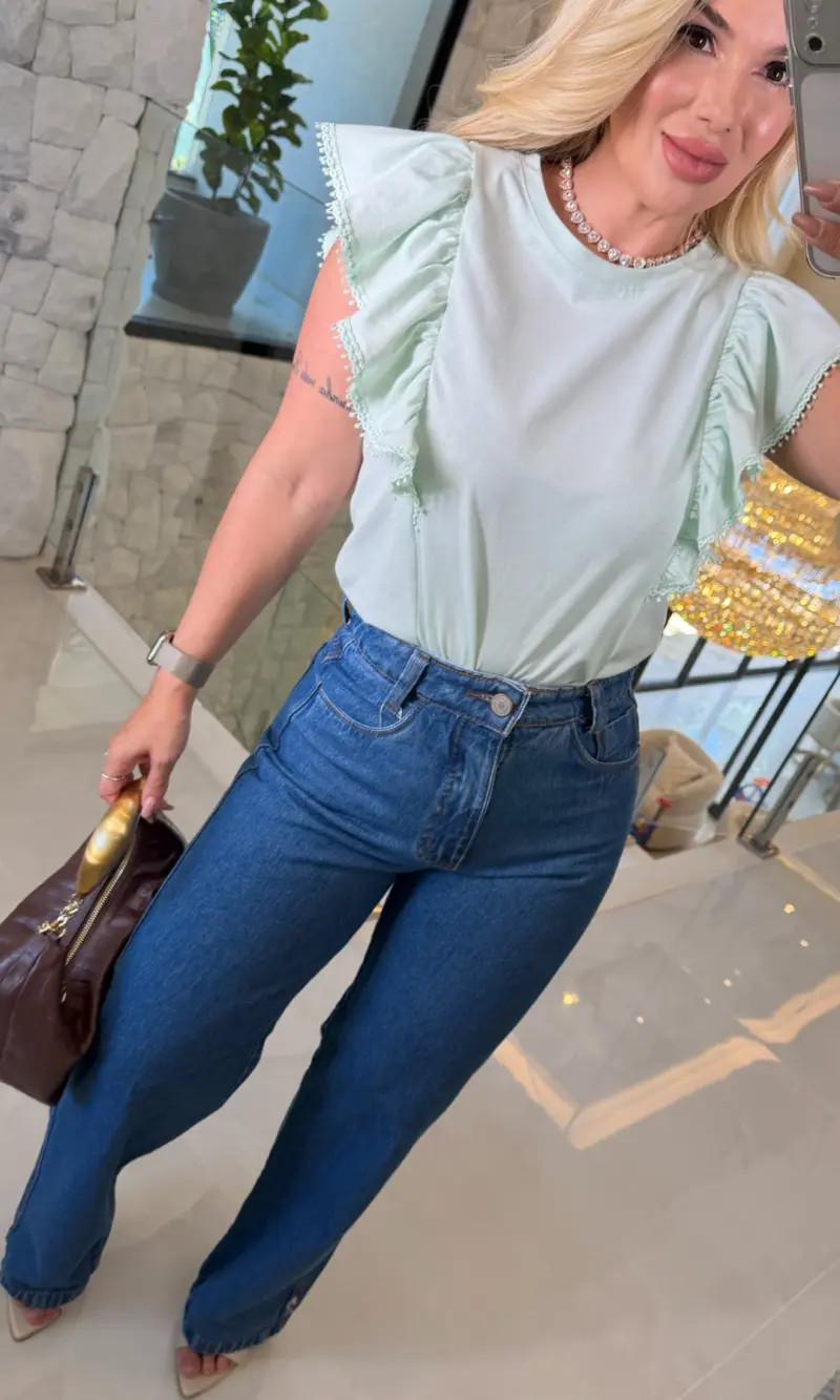 blusa clara manga japonesa 3609