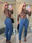 body tule ondulado aveludado 3686