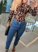 body tule ondulado aveludado 3686