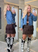 jaqueta jeans lucila 861