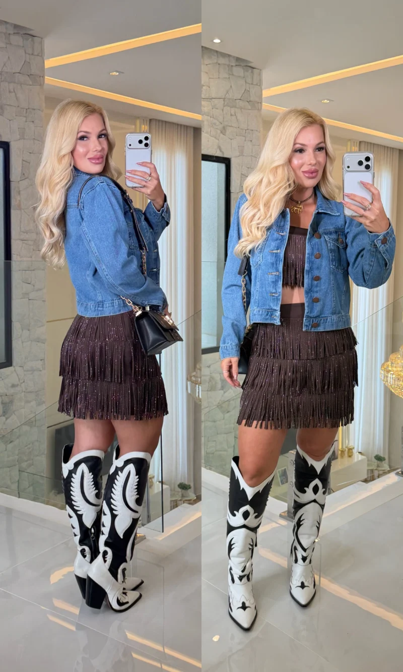 jaqueta jeans lucila 861