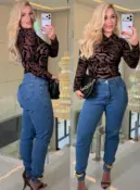 body tule ondulado aveludado 3686