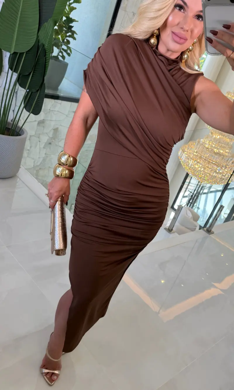 vestido justo c/ ombro só 3716