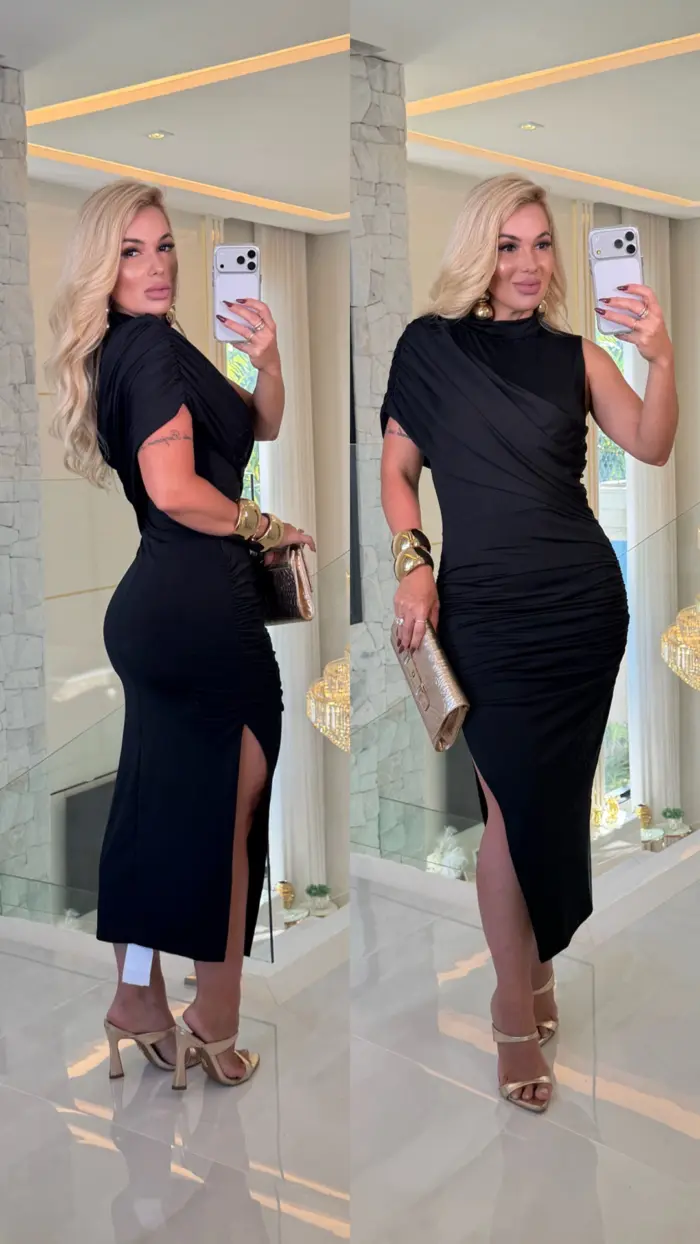 vestido justo c/ ombro só 3716 vestido justo c/ ombro só 3716