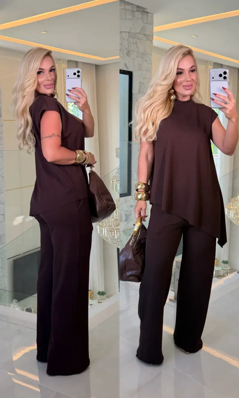 conjunto blusa + calça adriana 3683