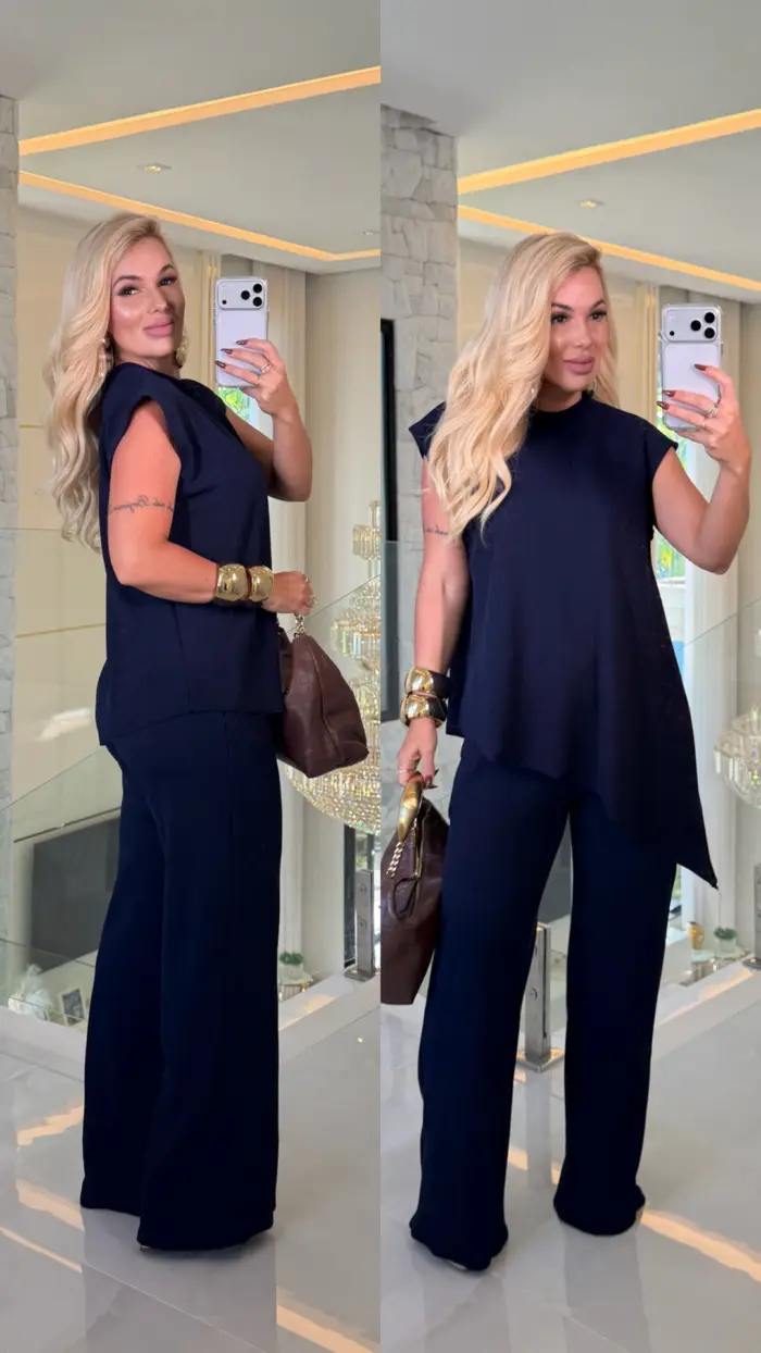 conjunto blusa + calça adriana 3683 conjunto blusa + calça adriana 3683