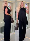 conjunto blusa + calça adriana 3683