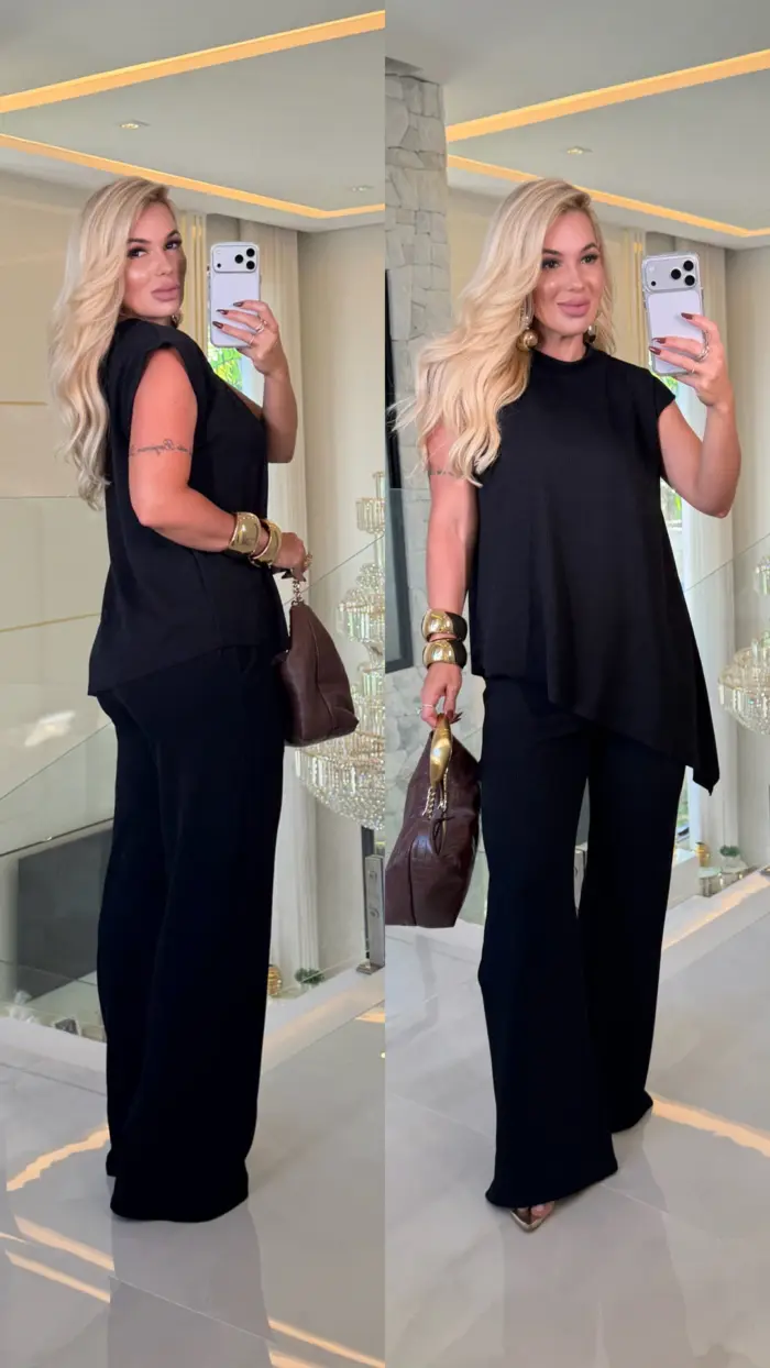 conjunto blusa + calça adriana 3683 conjunto blusa + calça adriana 3683