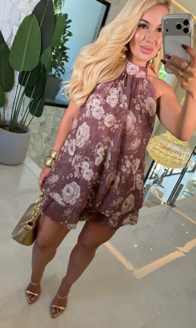 vestido danila frente Única estampado 3740