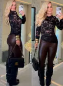 blusa bianca assimétrica renda 3734