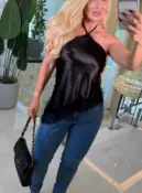 blusa ana cecilia cetim c/ renda 3715