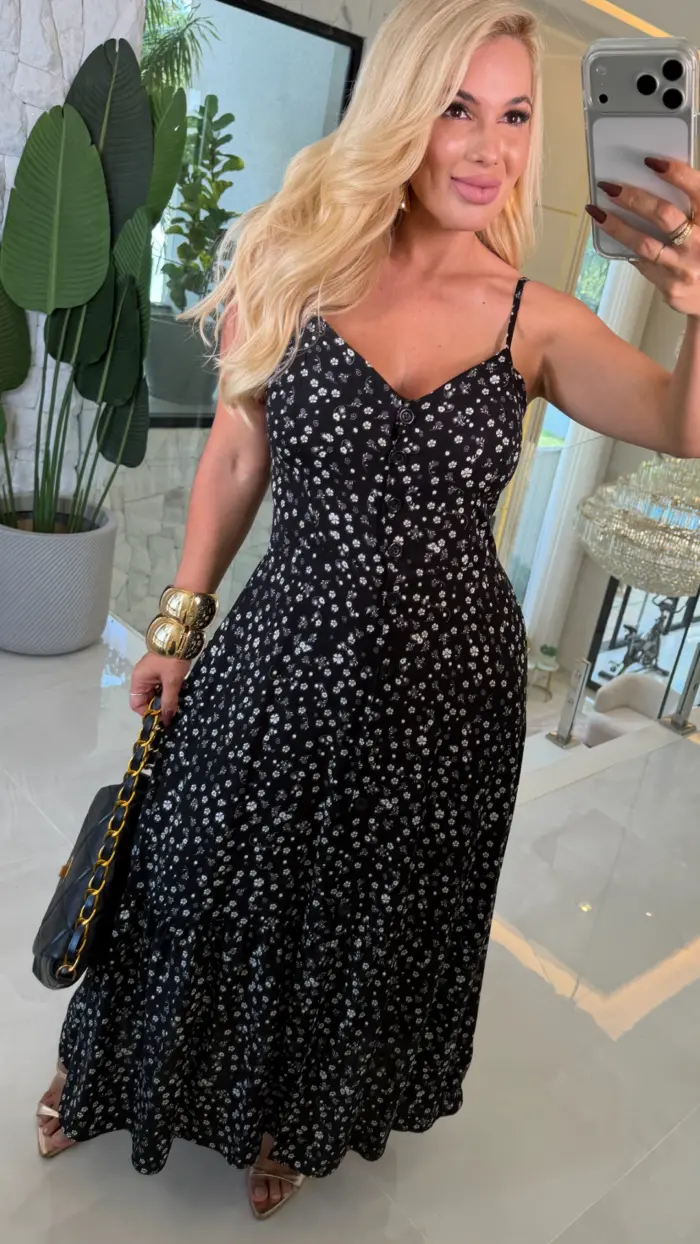 vestido daiane c/ botão alcinha c/ bojo 3723 vestido daiane c/ botão alcinha c/ bojo 3723