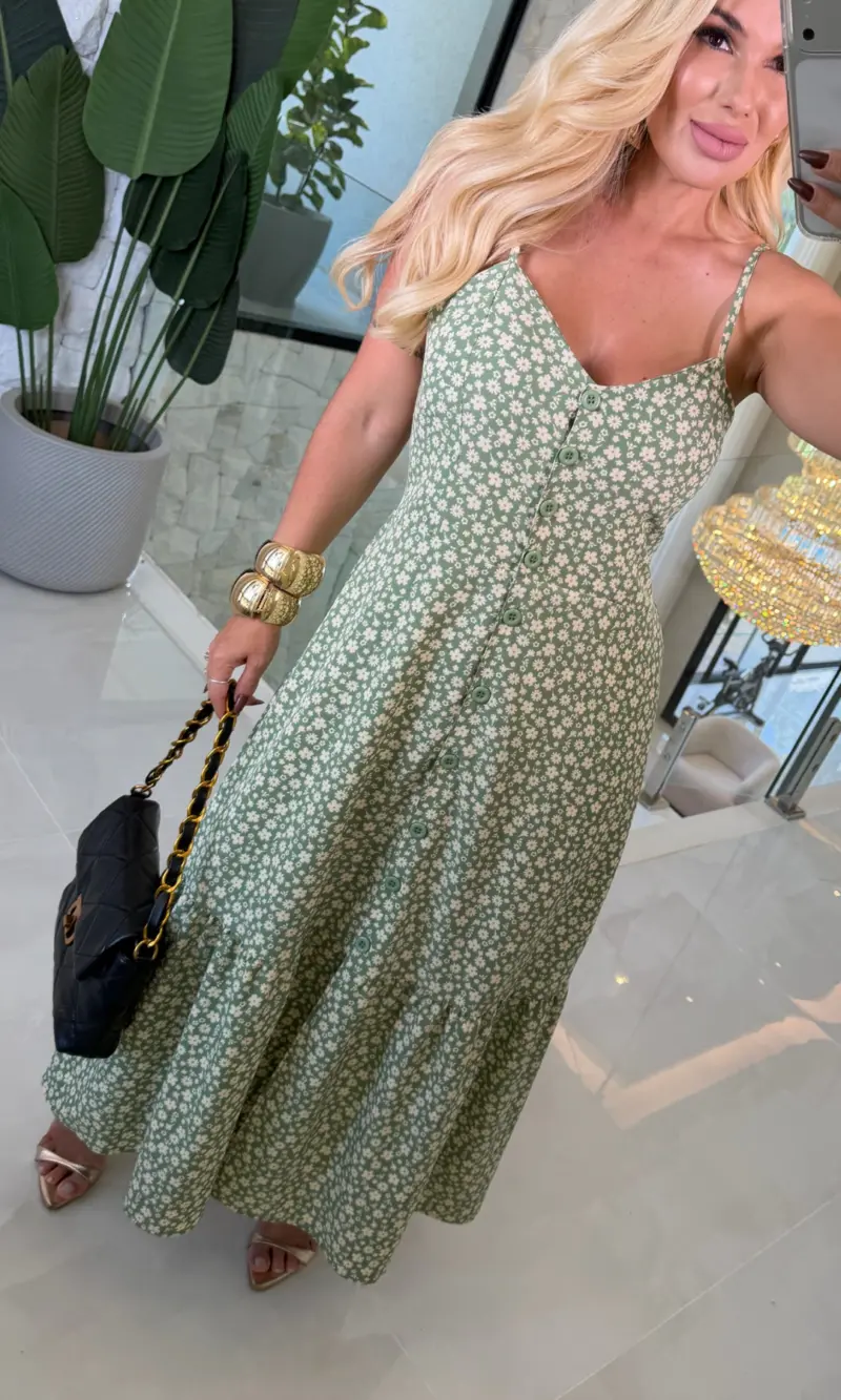 vestido daiane c/ botão alcinha c/ bojo 3723