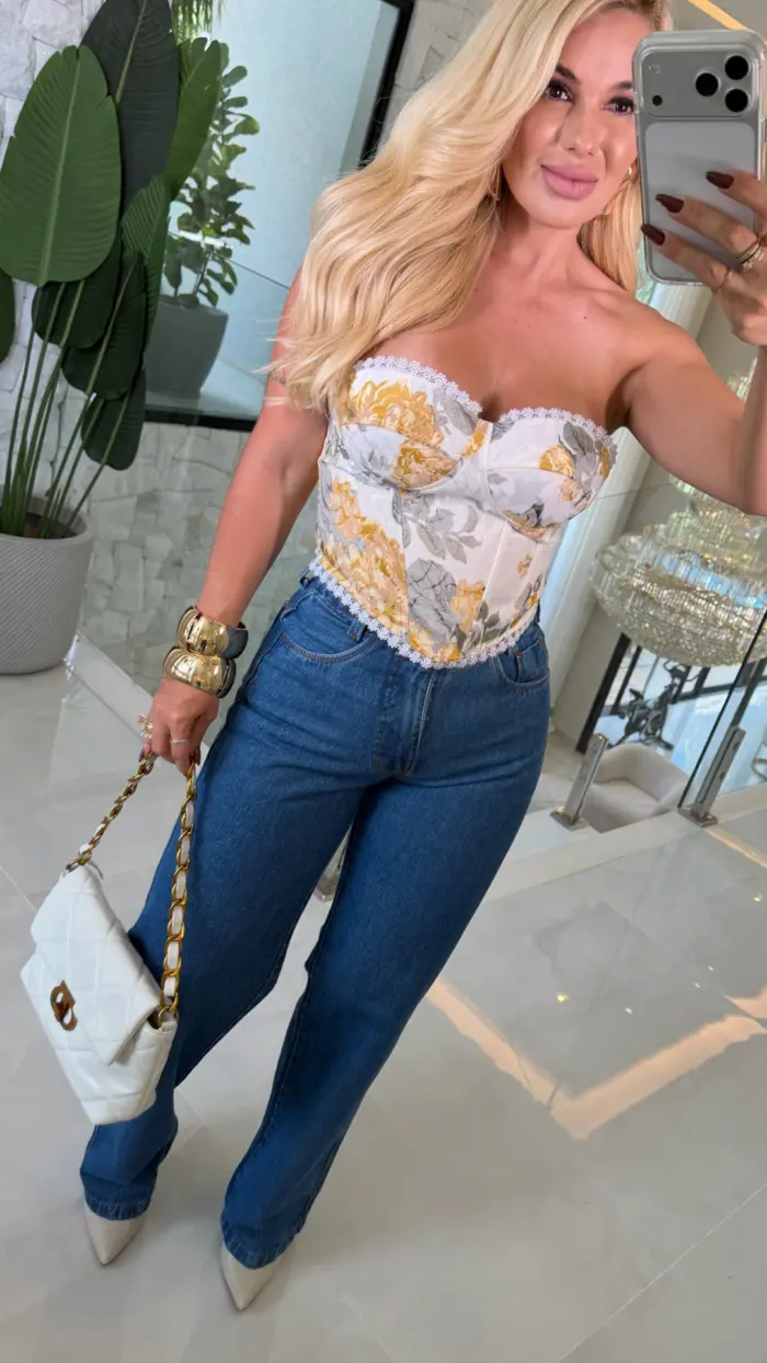 corselet estampado c/ bojo e barbatana 3719 corselet estampado c/ bojo e barbatana 3719