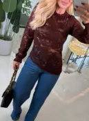 blusa bianca assimétrica renda 3734