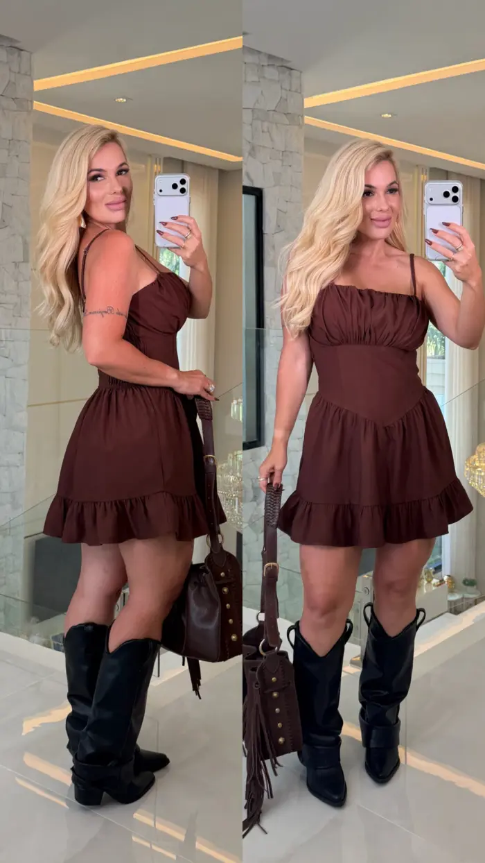 vestido fabiane estampado de vaquinha 3738 vestido fabiane estampado de vaquinha 3738