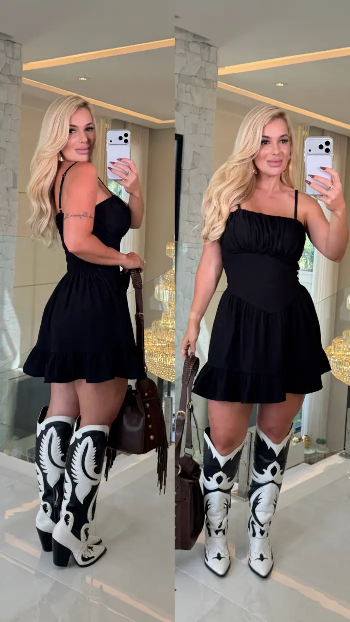 vestido fabiane estampado de vaquinha 3738 vestido fabiane estampado de vaquinha 3738