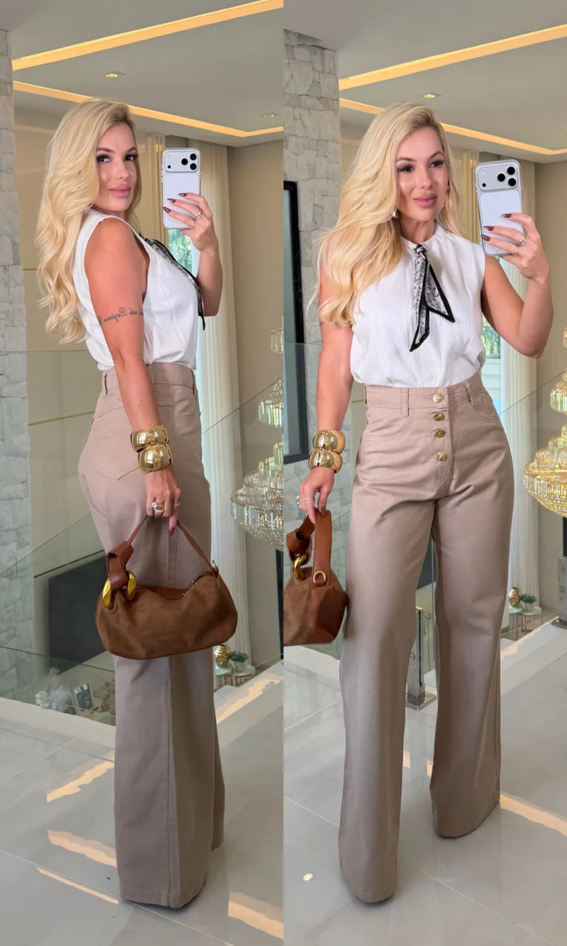 blusa jucelia modal c/ lenço modal 3750