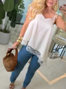 blusa marcela alcinha c/ renda 3763