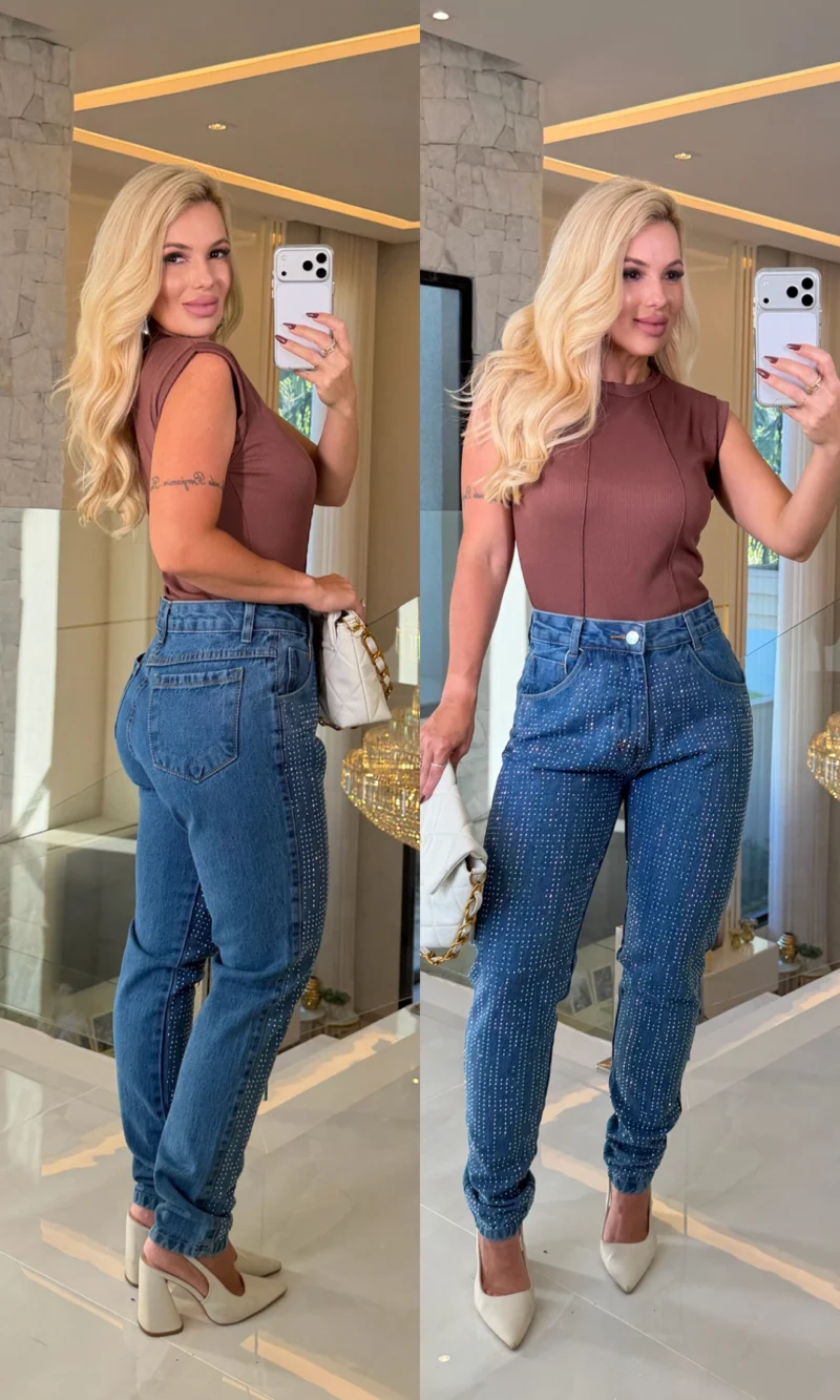 calça mon de brilho 3751