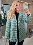 blazer premium grosso xadrez 3803