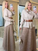camisa c/ risco de riz 3880