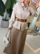 camisa c/ risco de riz 3880