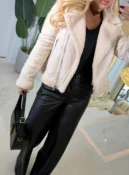 casaco forrado suede 3890