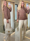 blusa chenille 3884