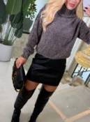 blusa chenille mousse trico 2930