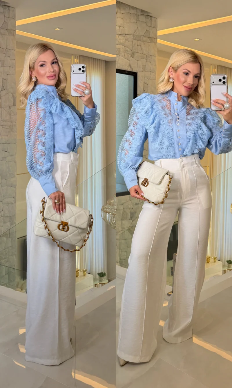 camisa bordado renda marcelle 3944