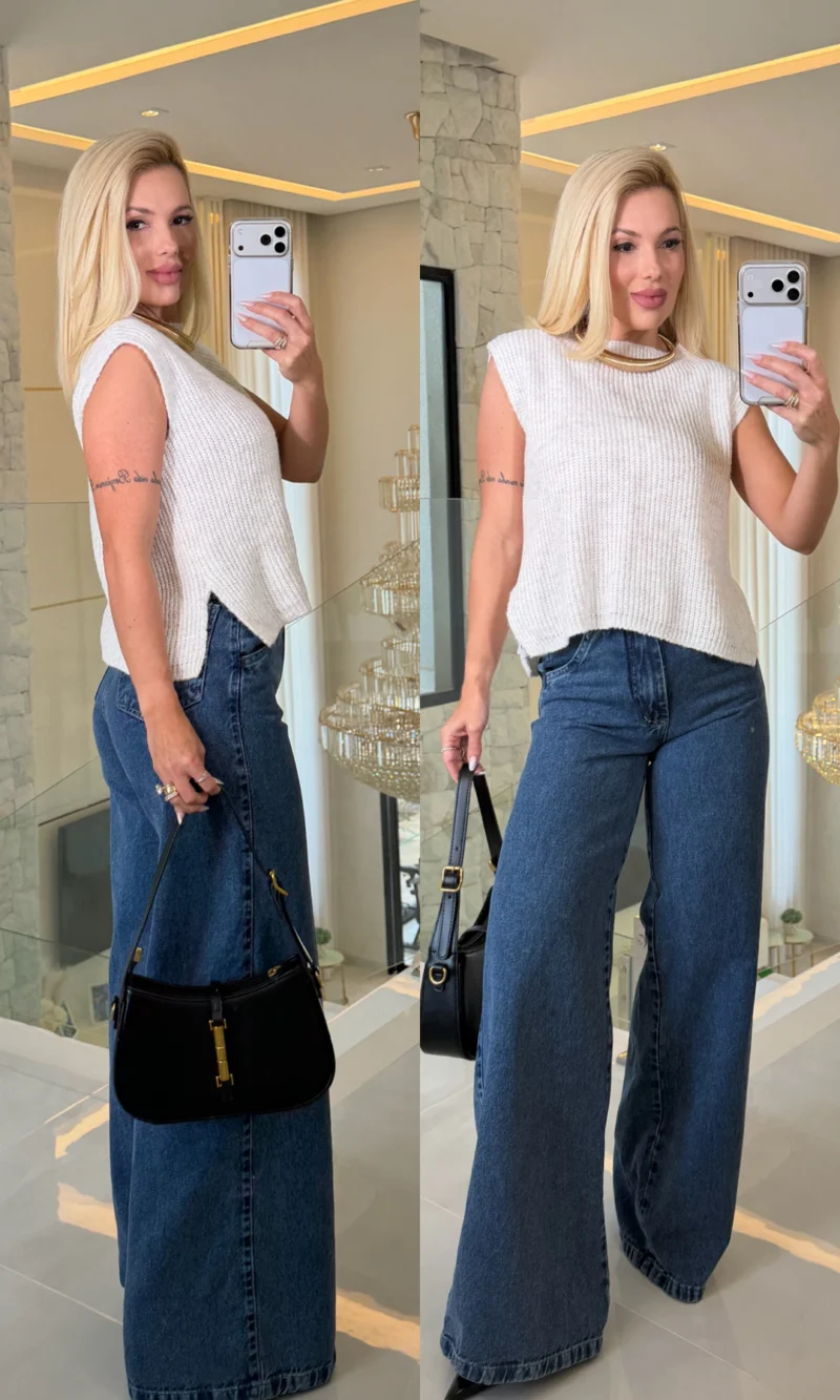 blusa tricô ursinho 3991