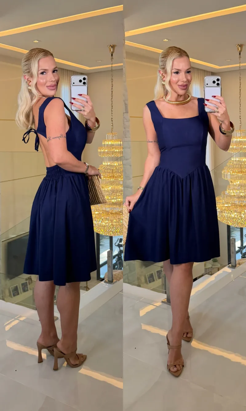 vestido kcurto regata com frente v 79,90