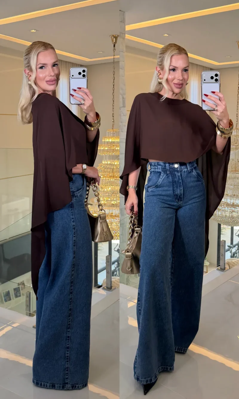 blusa julienne capa 2 peças 4211