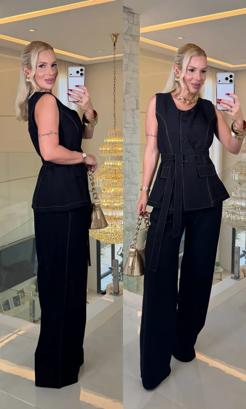 conjunto glenda alfaiataria 8 botões 4183