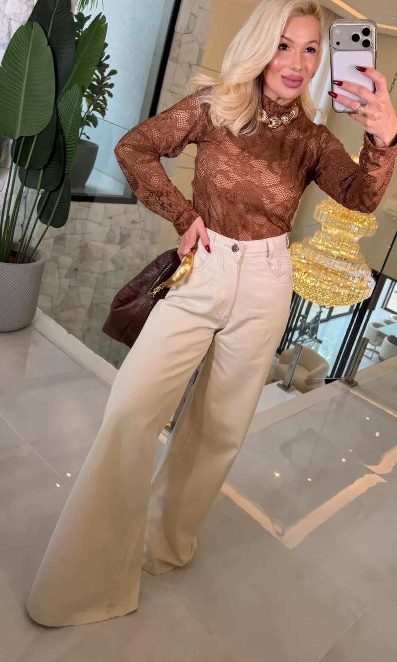 body renda c/tela lucila 4106