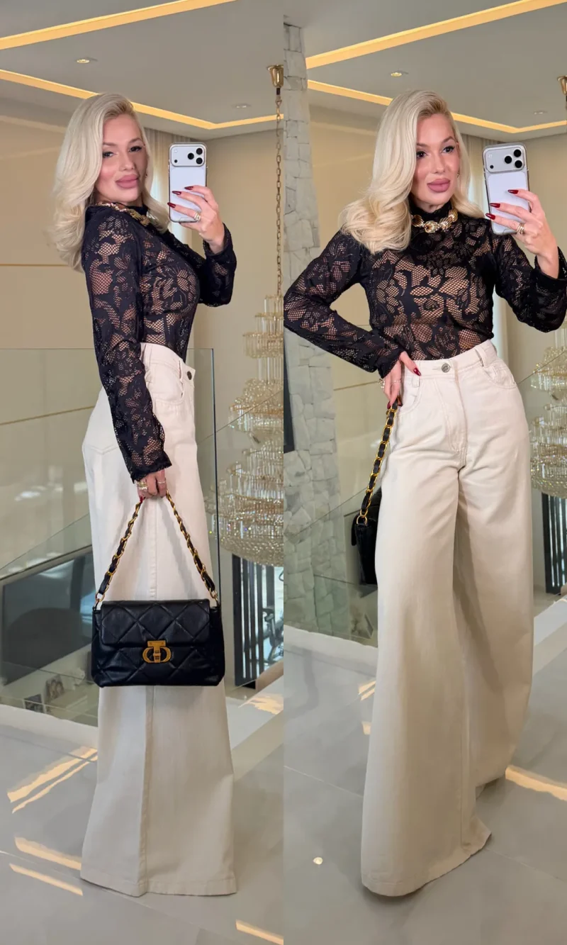 body renda c/tela lucila 4106