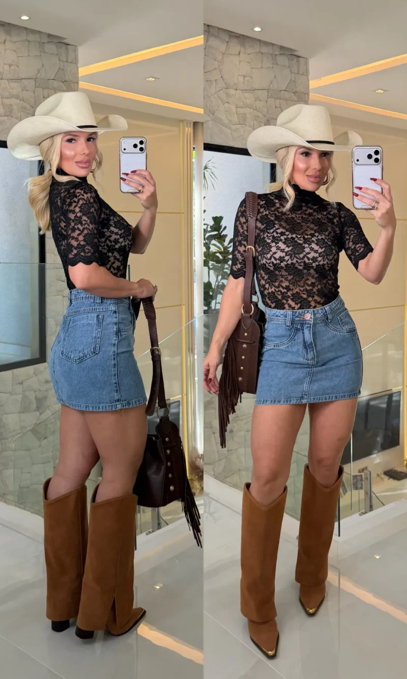 saia jeans magda 4276