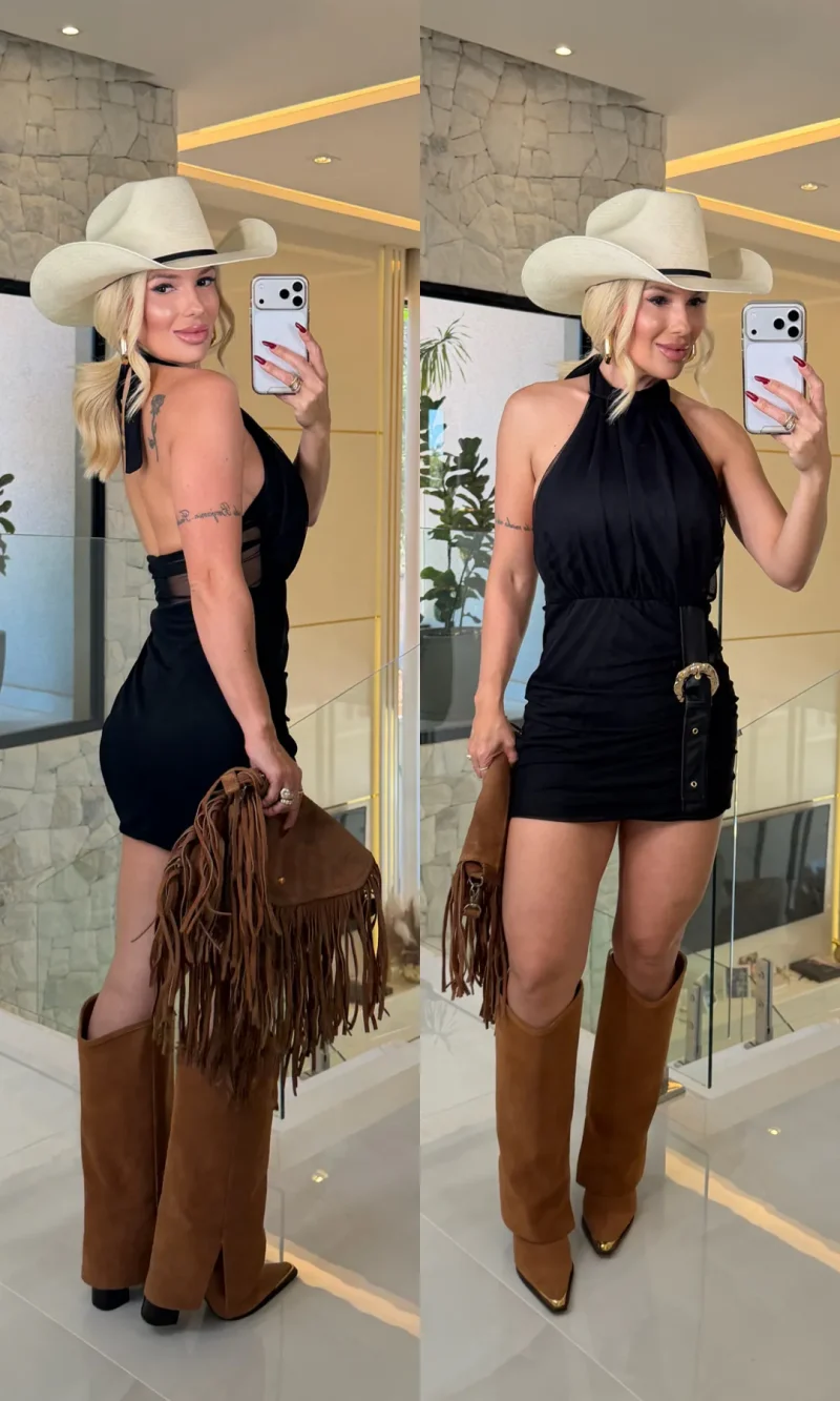 vestido vivian tule com fivela 4266
